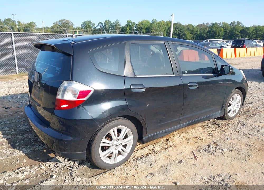 2009 HONDA FIT SPORT VIN: JHMGE884X9S038387
