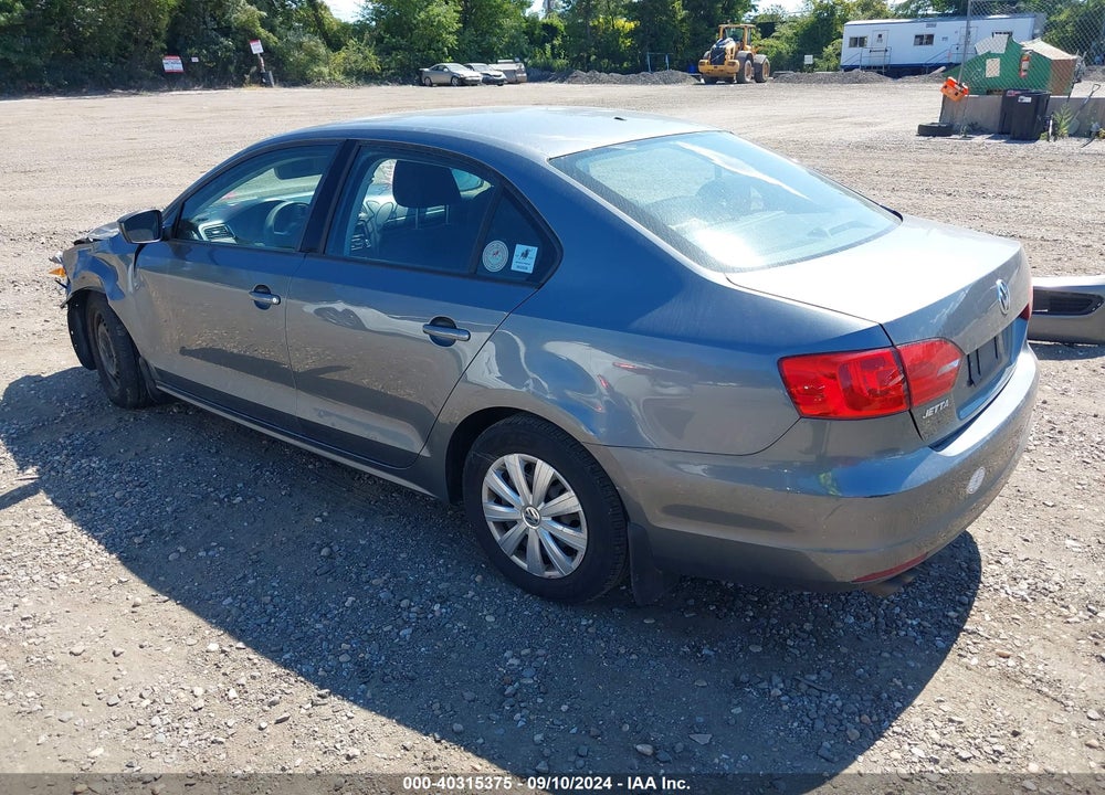 2014 VOLKSWAGEN JETTA 2.0L S VIN: 3VW2K7AJ9EM255380