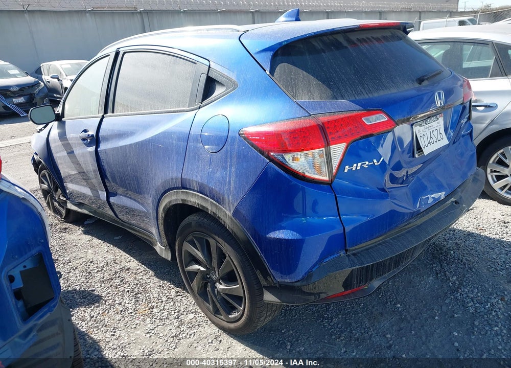 2022 HONDA HR-V AWD SPORT VIN: 3CZRU6H13NM769702