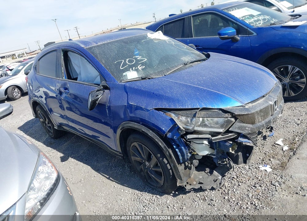 2022 HONDA HR-V AWD SPORT VIN: 3CZRU6H13NM769702