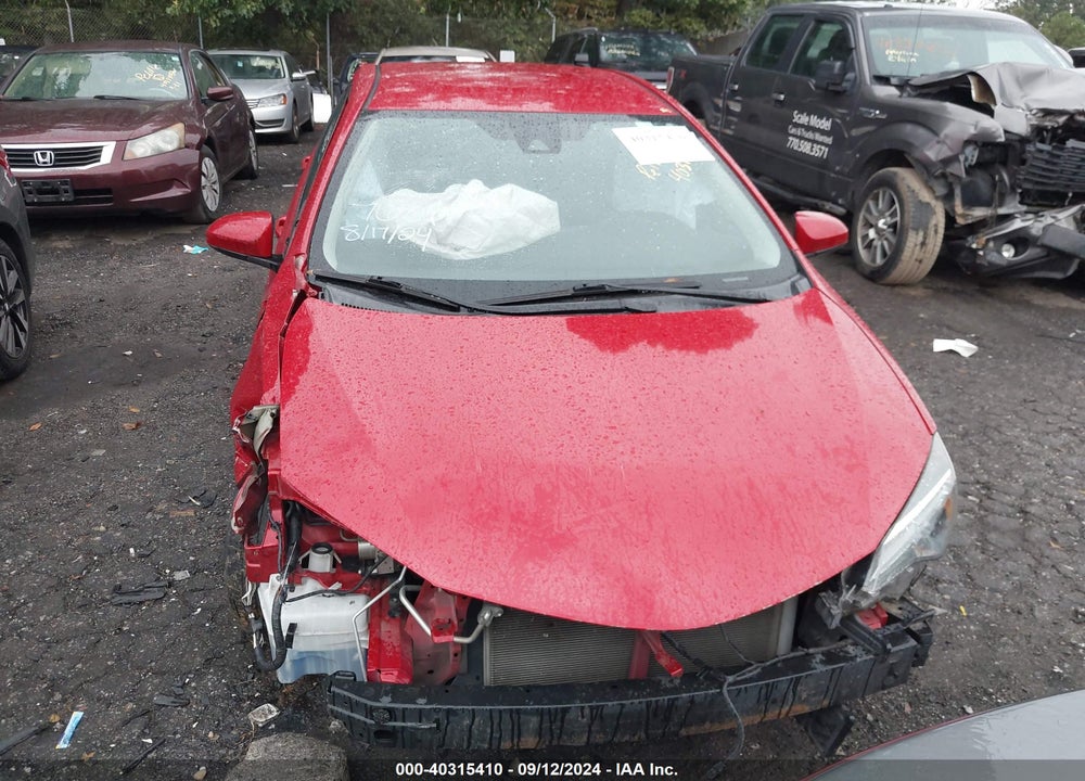 2019 TOYOTA COROLLA LE VIN: 2T1BURHE5KC137686