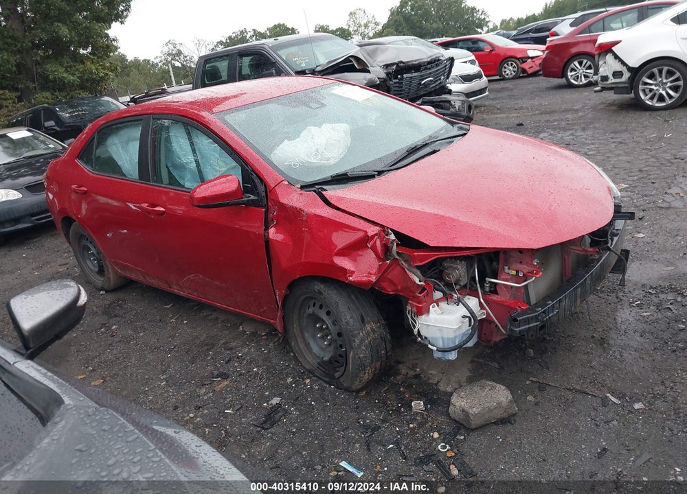 2019 TOYOTA COROLLA LE VIN: 2T1BURHE5KC137686