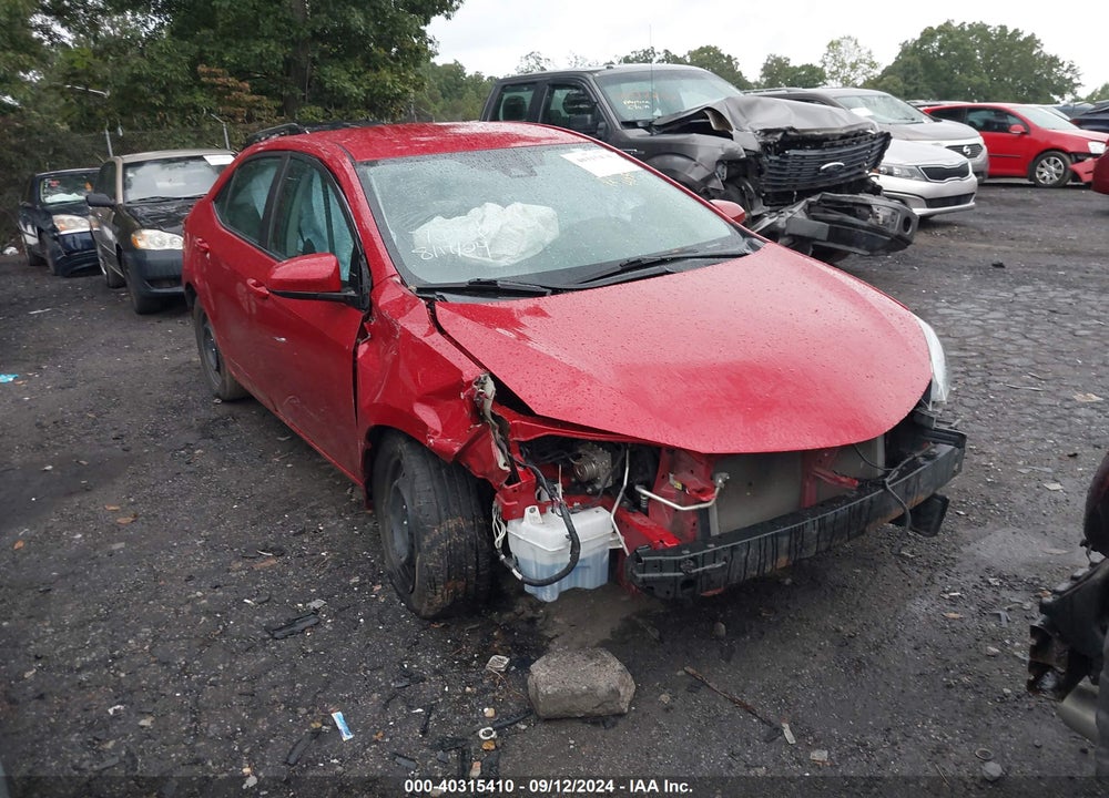2019 TOYOTA COROLLA LE VIN: 2T1BURHE5KC137686