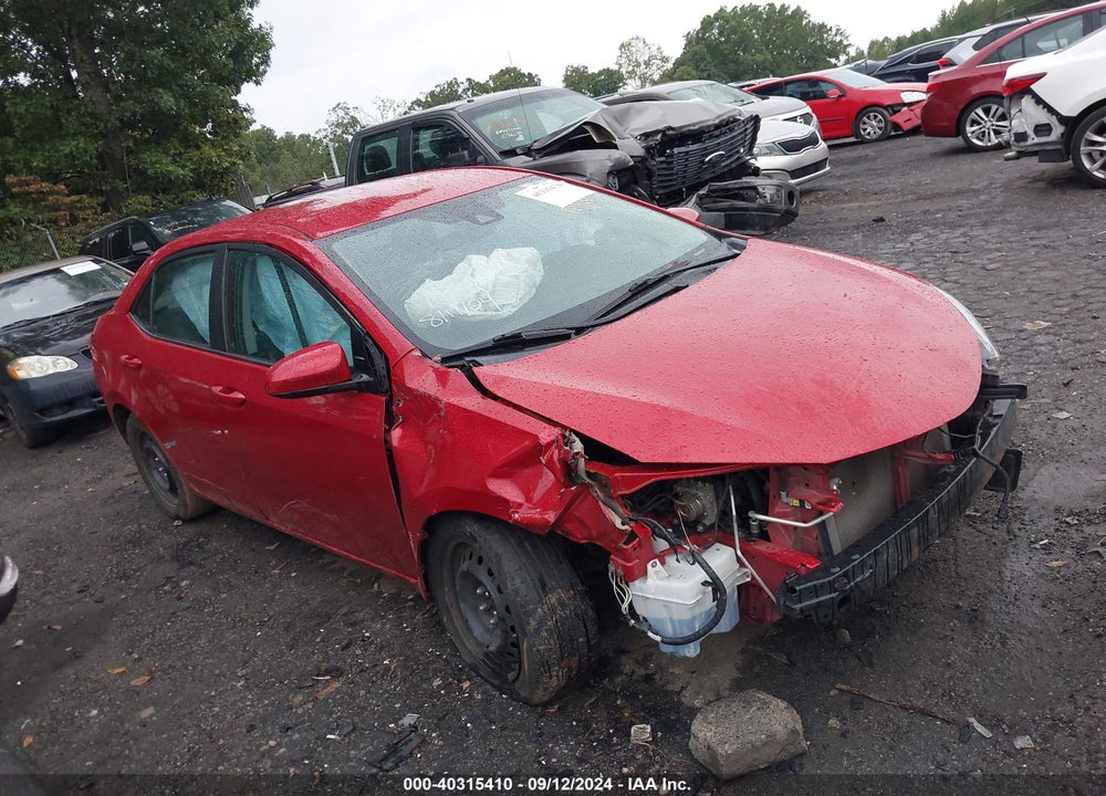 2019 TOYOTA COROLLA LE VIN: 2T1BURHE5KC137686