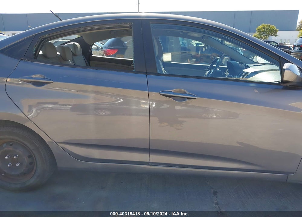 2015 HYUNDAI ACCENT GLS VIN: KMHCT4AEXFU912086