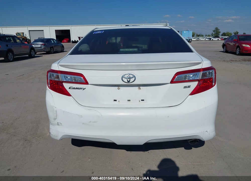 2012 TOYOTA CAMRY SE VIN: 4T1BF1FK6CU572236