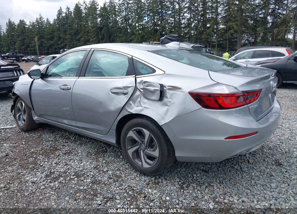 2019 HONDA INSIGHT EX VIN: 19XZE4F59KE016291