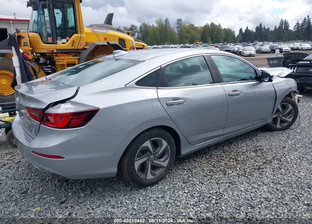 2019 HONDA INSIGHT EX VIN: 19XZE4F59KE016291