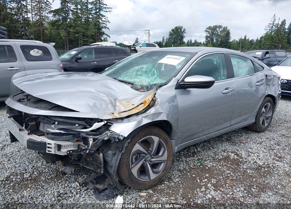 2019 HONDA INSIGHT EX VIN: 19XZE4F59KE016291