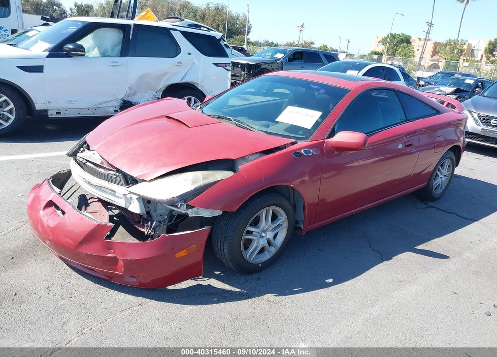 2000 TOYOTA CELICA GT VIN: JTDDR32T4Y0005813
