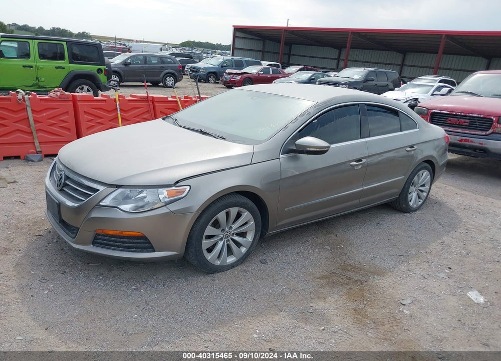 2011 VOLKSWAGEN CC SPORT VIN: WVWMN7AN8BE709951
