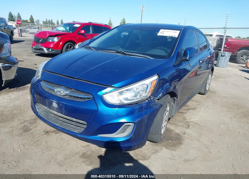 2015 HYUNDAI ACCENT GLS VIN: KMHCT4AE9FU821679