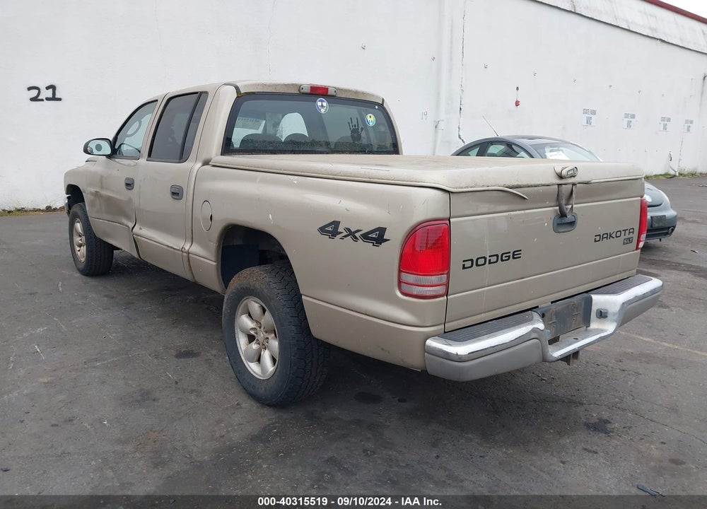 2004 DODGE DAKOTA SLT VIN: 1D7HG48K64S695693