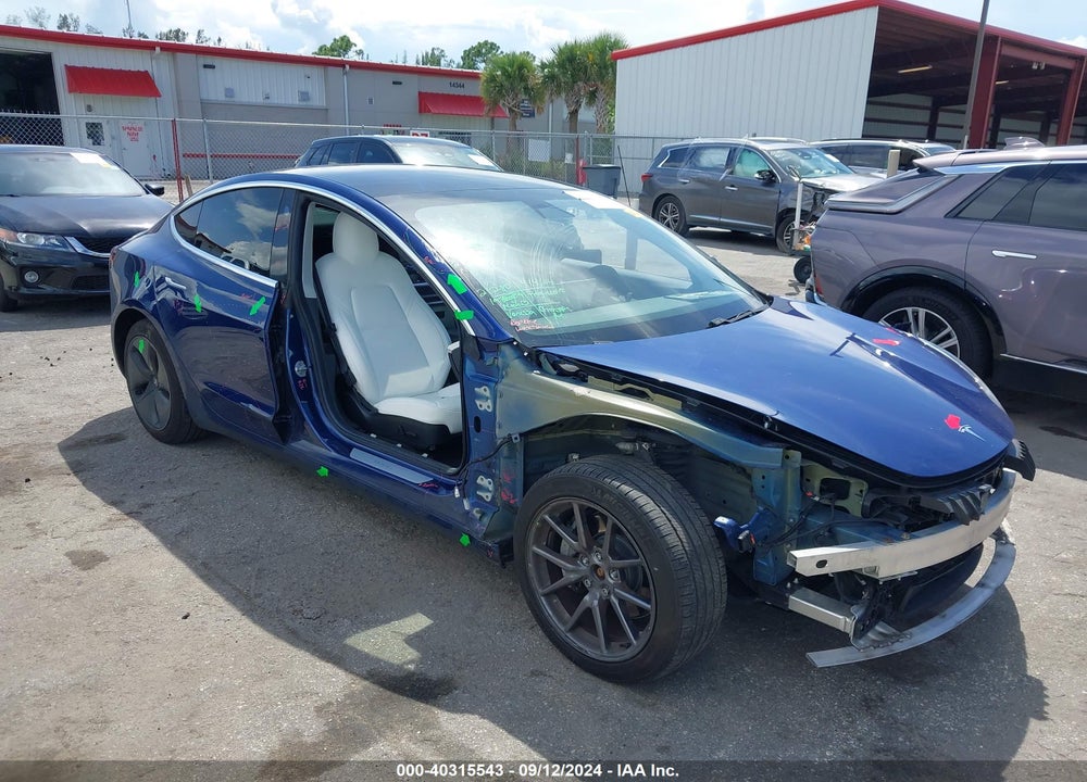 2019 TESLA MODEL 3 LONG RANGE/PERFORMANCE VIN: 5YJ3E1EB9KF450555