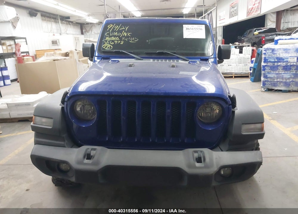 2018 JEEP WRANGLER UNLIMITED SPORT S 4X4 VIN: 1C4HJXDG4JW186978