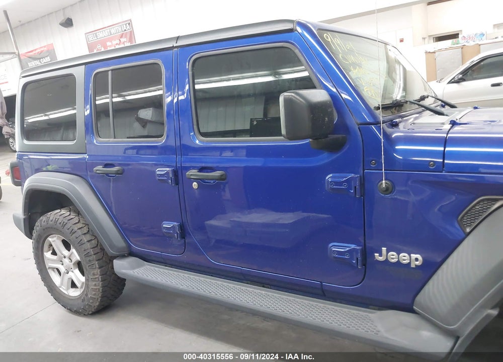 2018 JEEP WRANGLER UNLIMITED SPORT S 4X4 VIN: 1C4HJXDG4JW186978