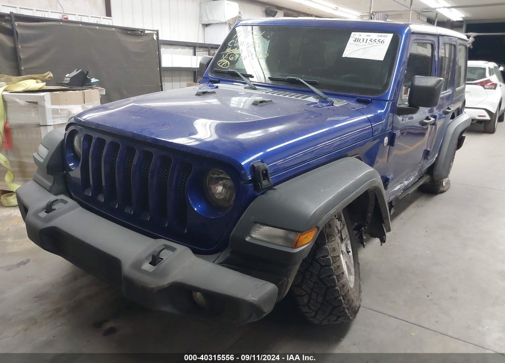 2018 JEEP WRANGLER UNLIMITED SPORT S 4X4 VIN: 1C4HJXDG4JW186978