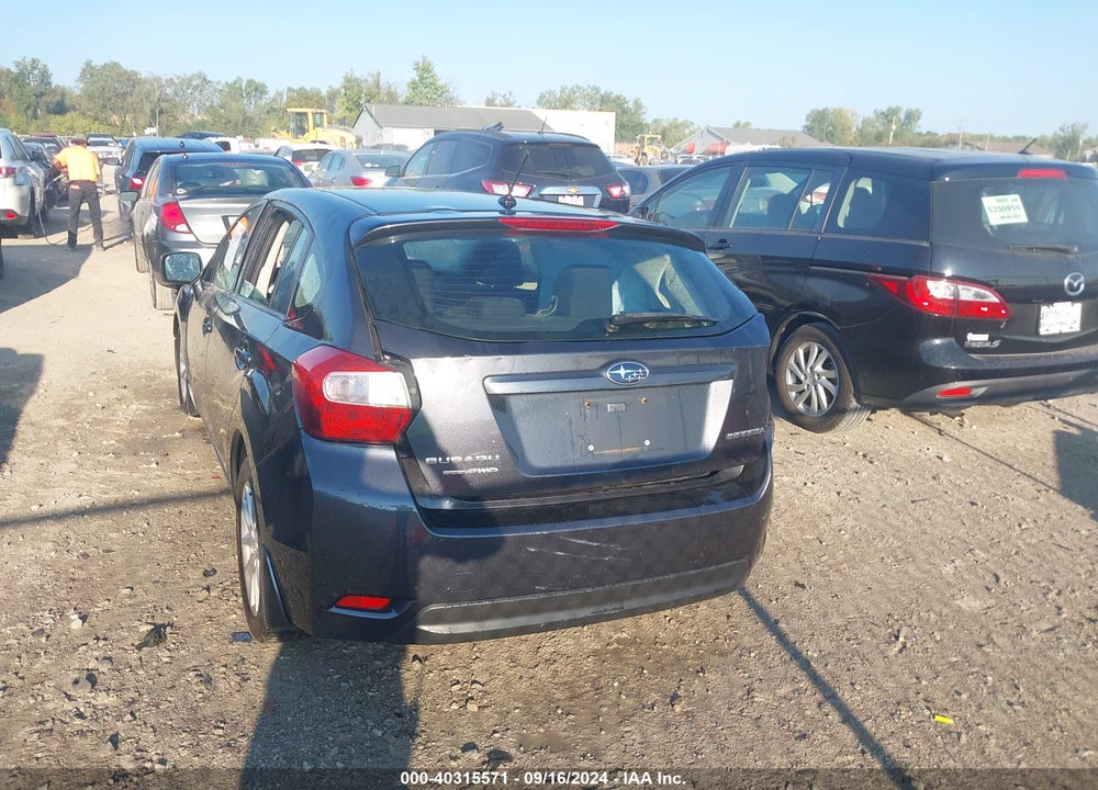 2012 SUBARU IMPREZA 2.0I PREMIUM VIN: JF1GPAC66CH211103