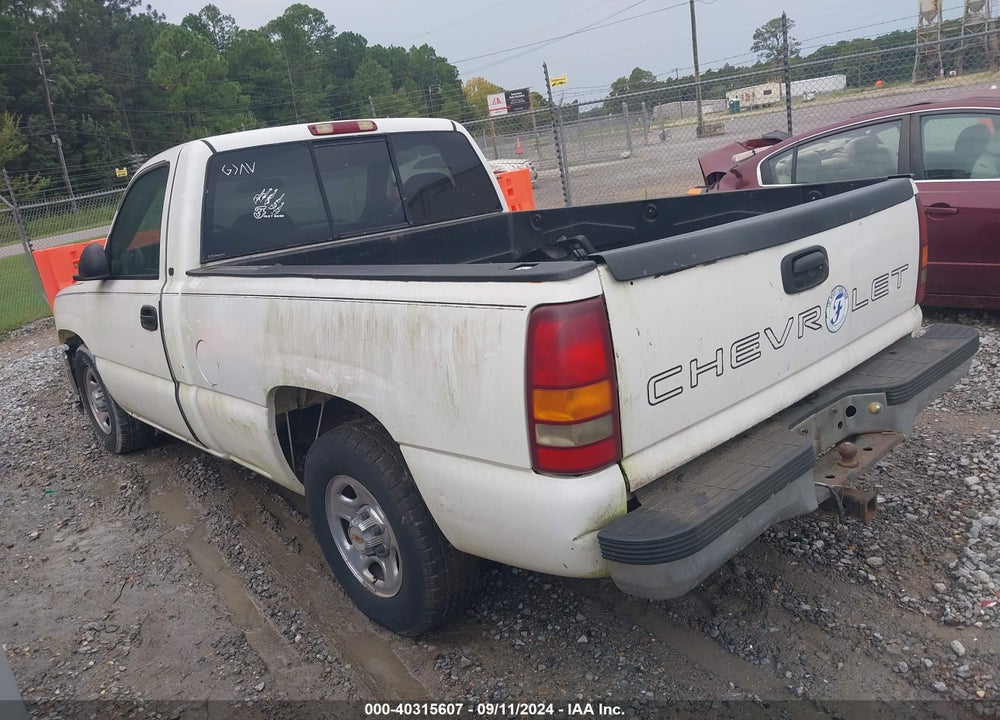 1999 CHEVROLET SILVERADO 1500 VIN: 1GCEC14W1XZ182542