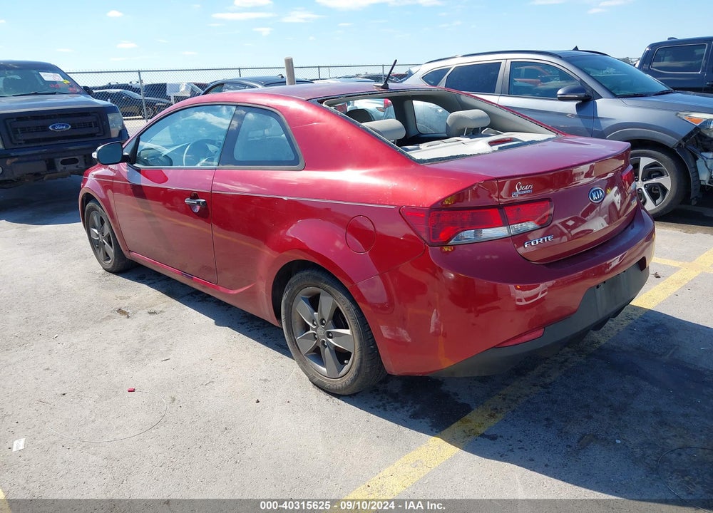 2010 KIA FORTE KOUP EX VIN: KNAFU6A22A5184635