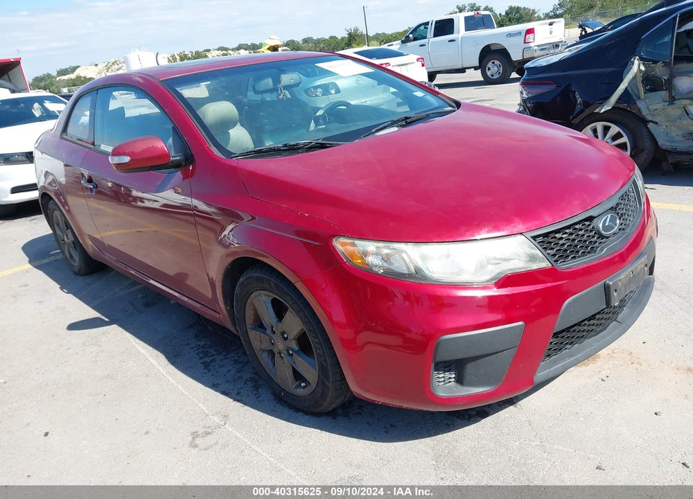 2010 KIA FORTE KOUP EX VIN: KNAFU6A22A5184635