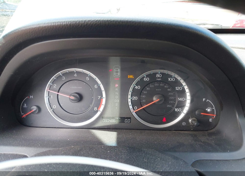 2012 HONDA ACCORD 2.4 EX-L VIN: 1HGCS1B89CA019632