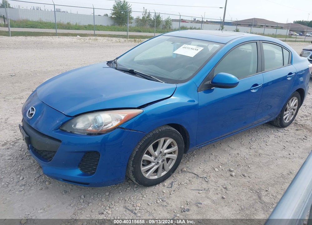 2012 MAZDA 3 I TOURING VIN: JM1BL1V81C1622822