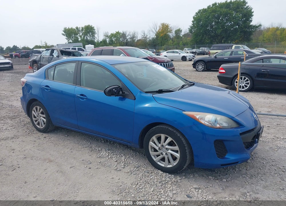 2012 MAZDA 3 I TOURING VIN: JM1BL1V81C1622822