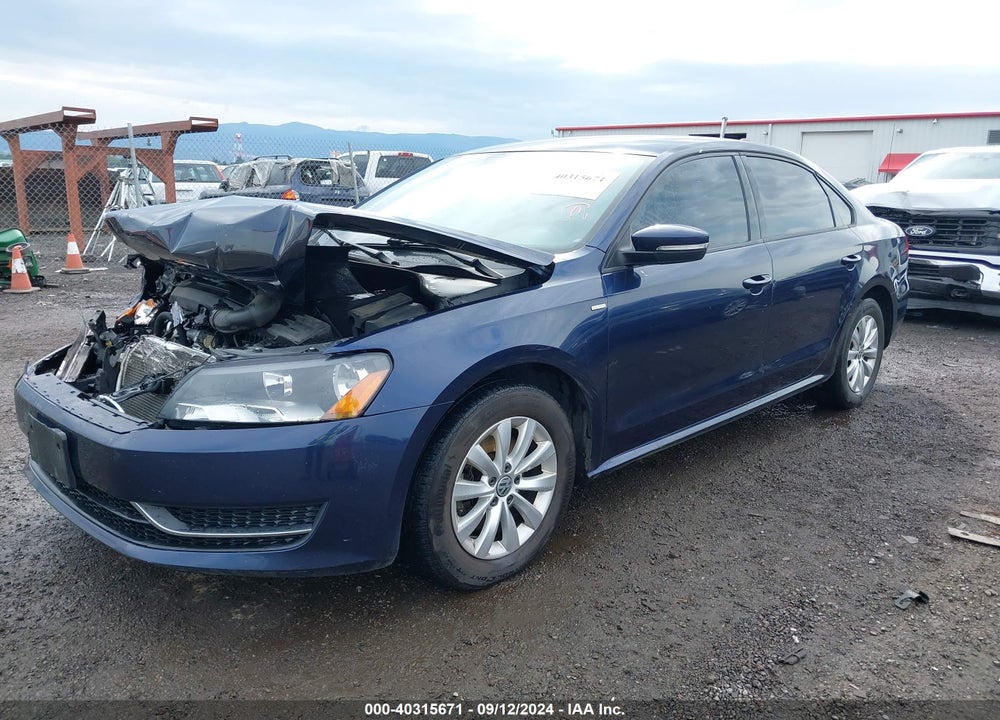 2015 VOLKSWAGEN PASSAT 1.8T WOLFSBURG EDITION VIN: 1VWAT7A31FC014474