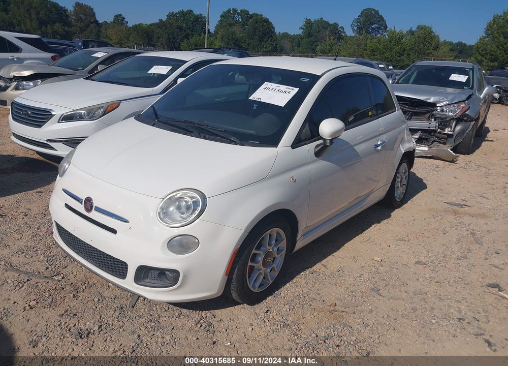 2013 FIAT 500 SPORT VIN: 3C3CFFBR5DT742420