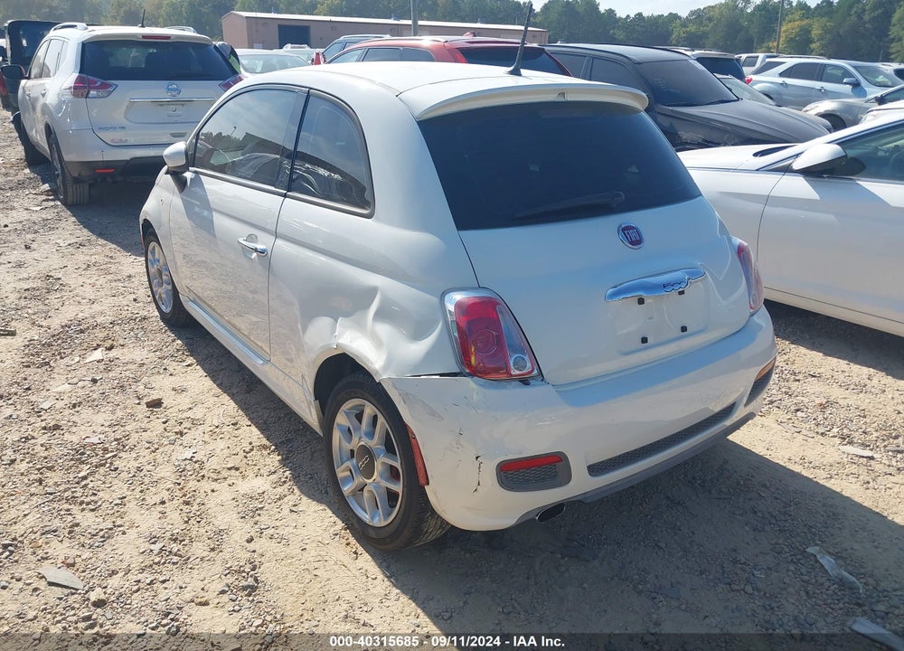 2013 FIAT 500 SPORT VIN: 3C3CFFBR5DT742420
