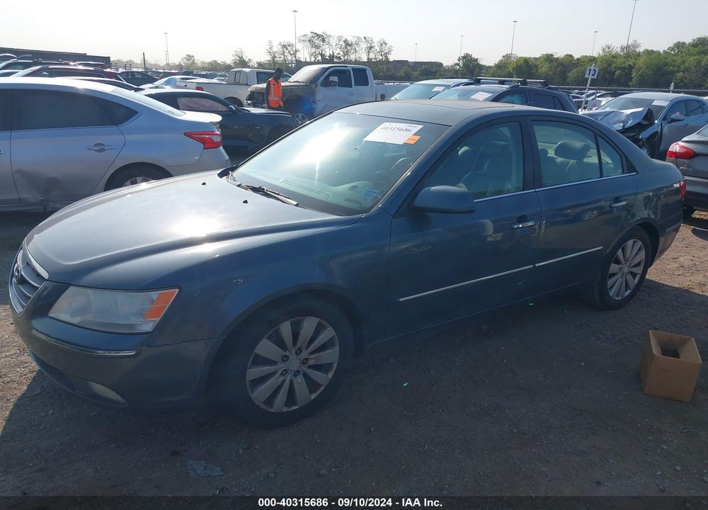 2009 HYUNDAI SONATA LIMITED V6 VIN: 5NPEU46F89H408811