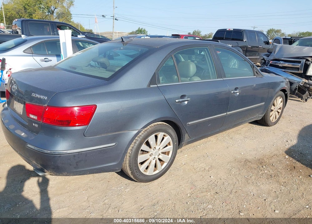 2009 HYUNDAI SONATA LIMITED V6 VIN: 5NPEU46F89H408811