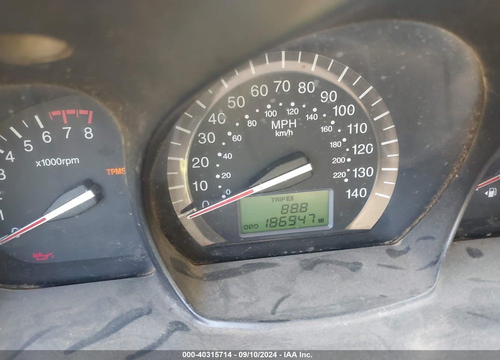 2009 KIA SPECTRA EX VIN: KNAFE222795614353