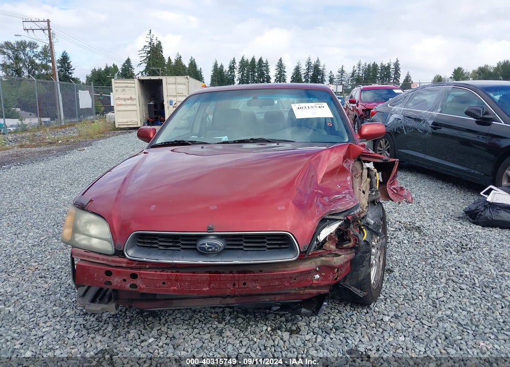 2003 SUBARU LEGACY GT VIN: 4S3BE646935200054