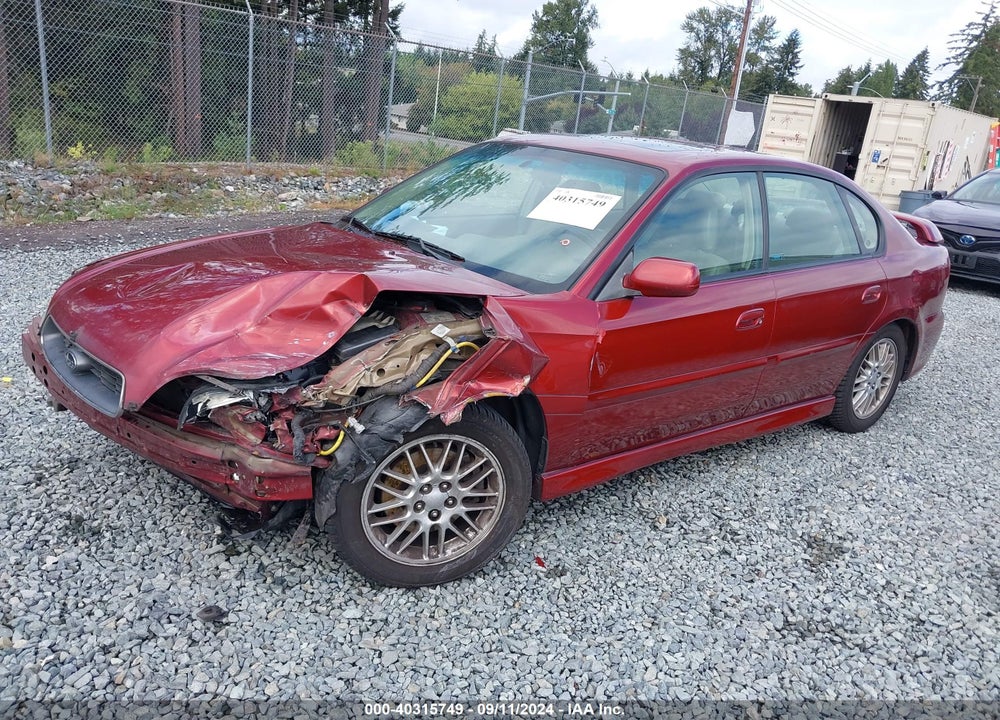 2003 SUBARU LEGACY GT VIN: 4S3BE646935200054