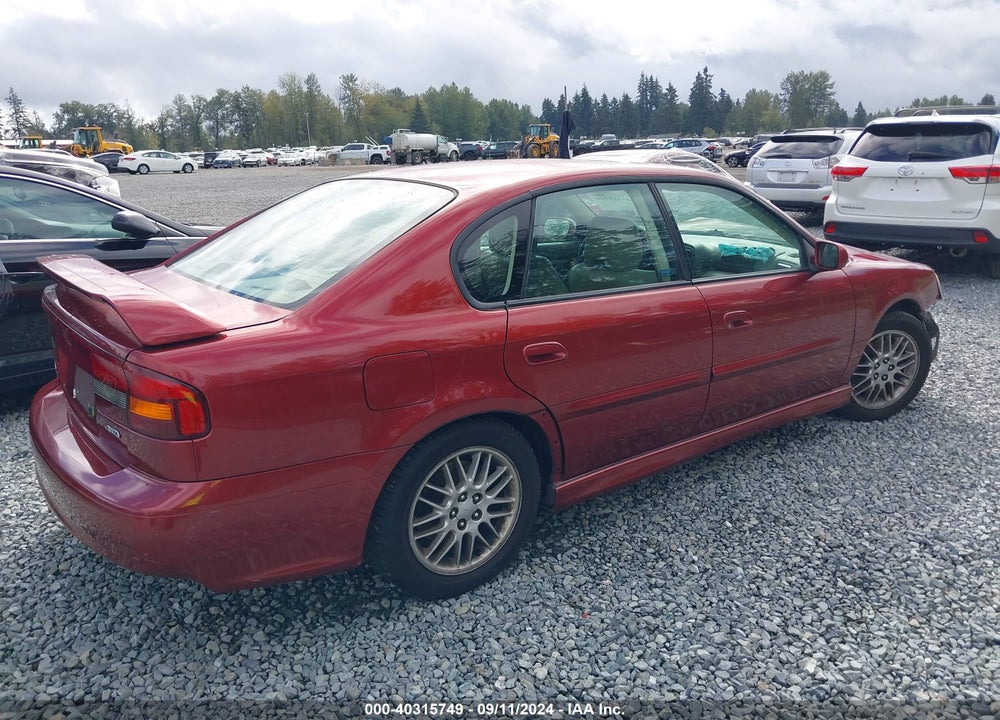 2003 SUBARU LEGACY GT VIN: 4S3BE646935200054