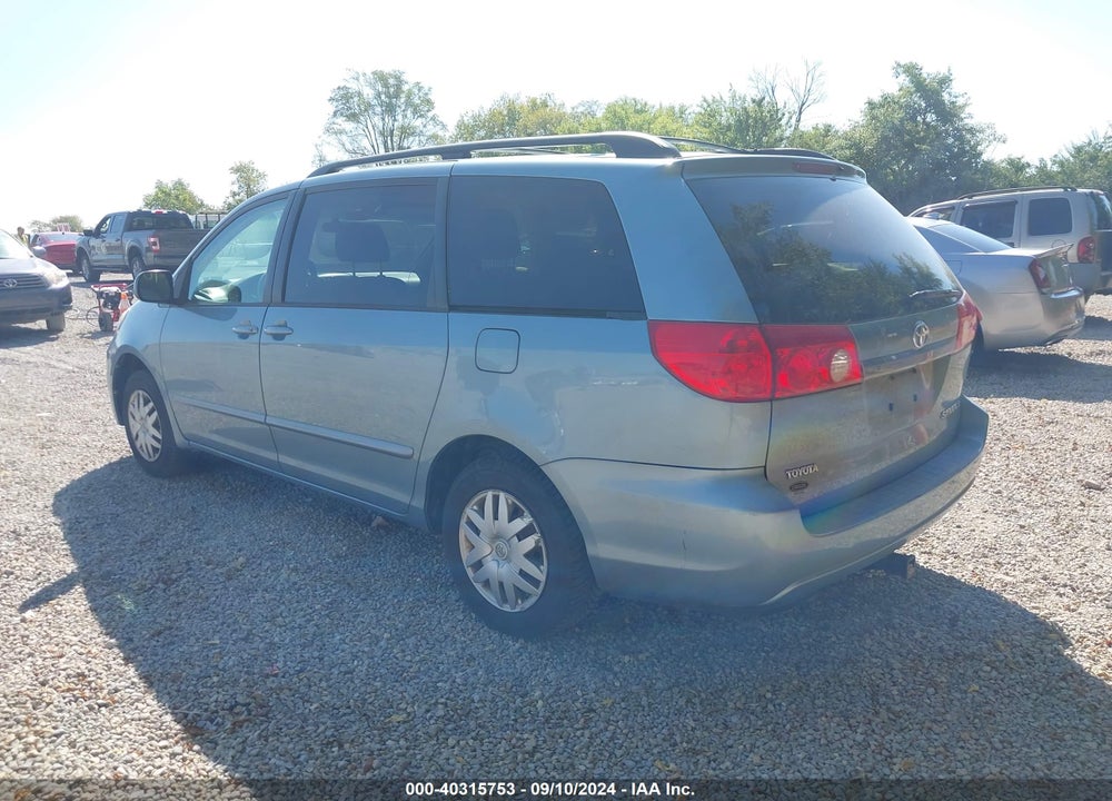 2008 TOYOTA SIENNA LE VIN: 5TDZK23CX8S175853
