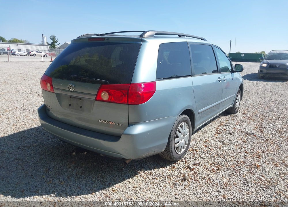 2008 TOYOTA SIENNA LE VIN: 5TDZK23CX8S175853