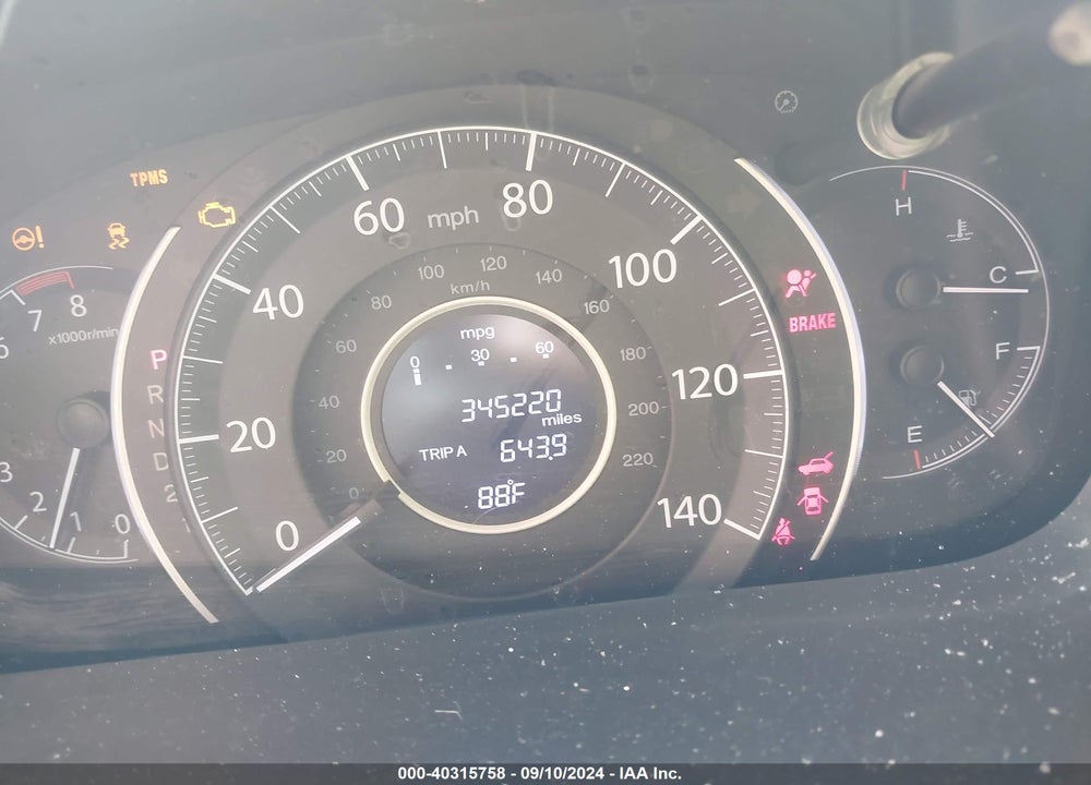 2012 HONDA CR-V EX-L VIN: JHLRM3H75CC000063