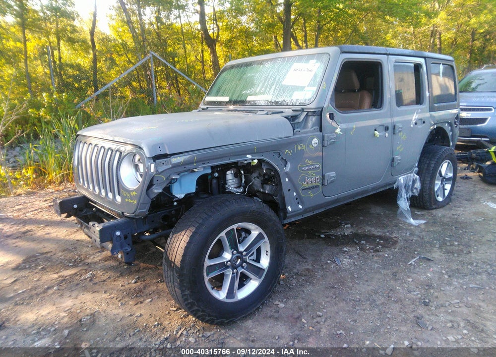 2022 JEEP WRANGLER UNLIMITED SAHARA 4X4 VIN: 1C4HJXEN8NW148396