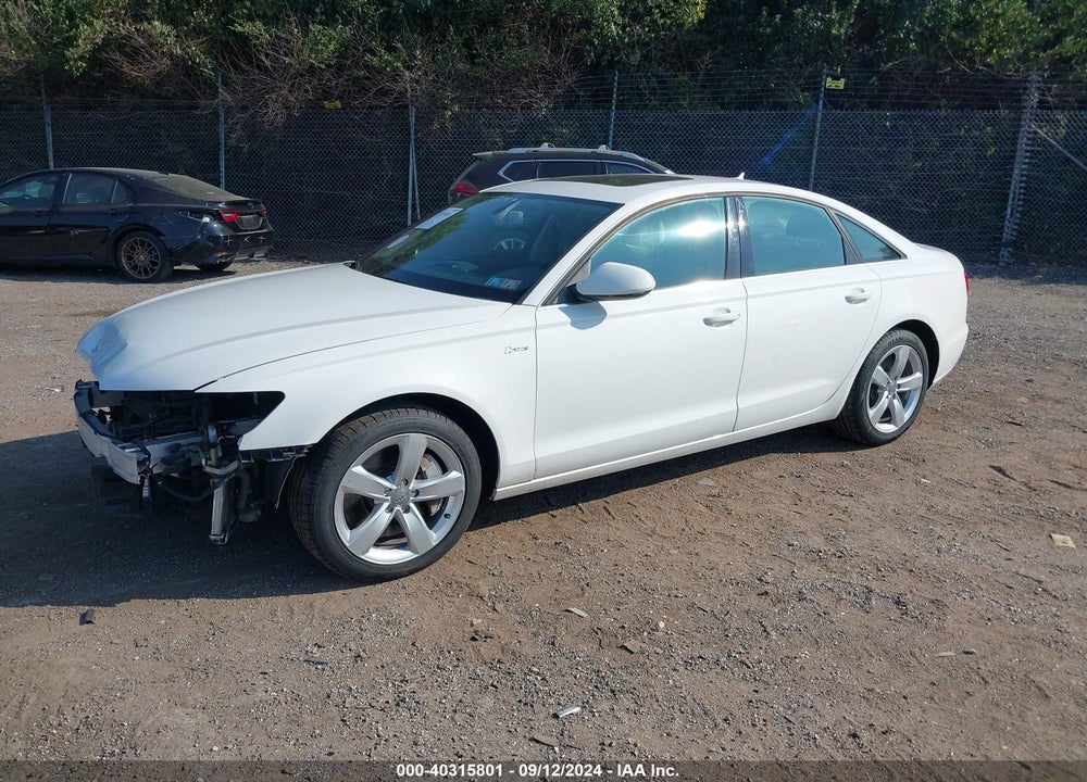 2012 AUDI A6 3.0 PREMIUM VIN: WAUGGAFC0CN035966