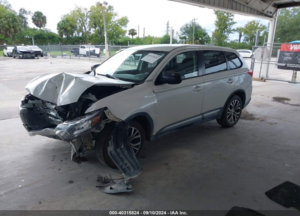 2017 MITSUBISHI OUTLANDER ES VIN: JA4AD2A35HZ067045