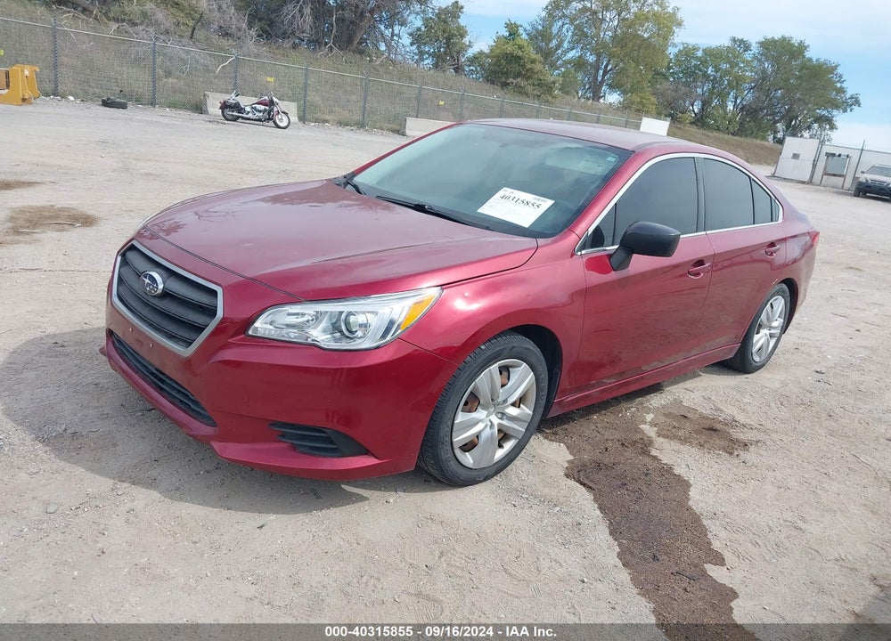 2016 SUBARU LEGACY 2.5I VIN: 4S3BNBA64G3063328