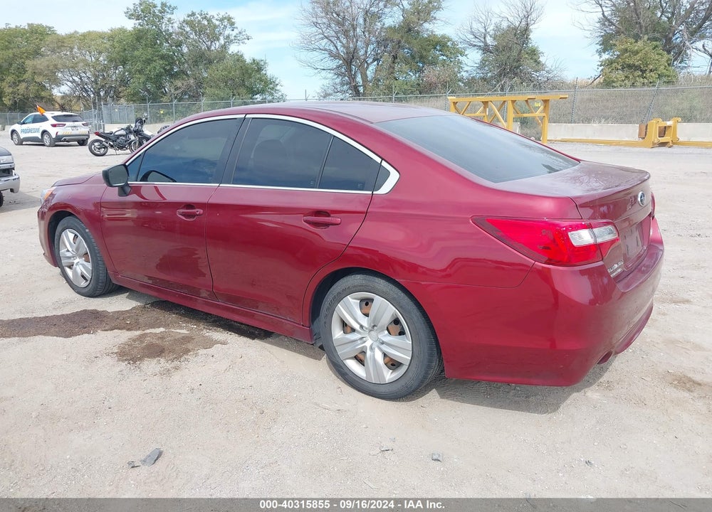 2016 SUBARU LEGACY 2.5I VIN: 4S3BNBA64G3063328