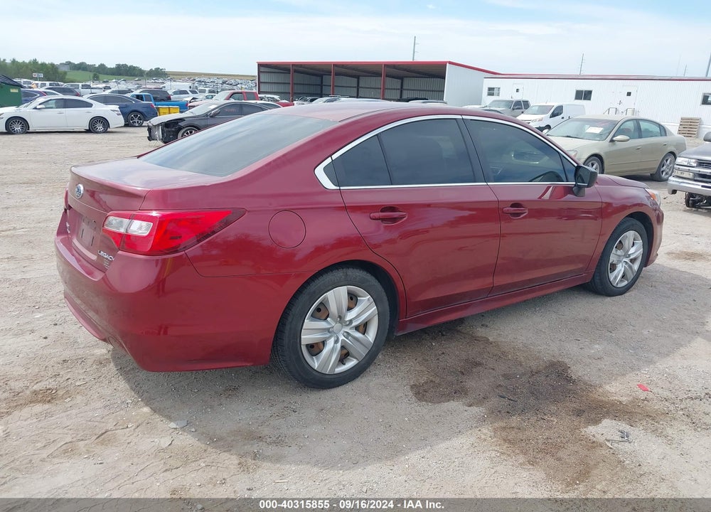2016 SUBARU LEGACY 2.5I VIN: 4S3BNBA64G3063328