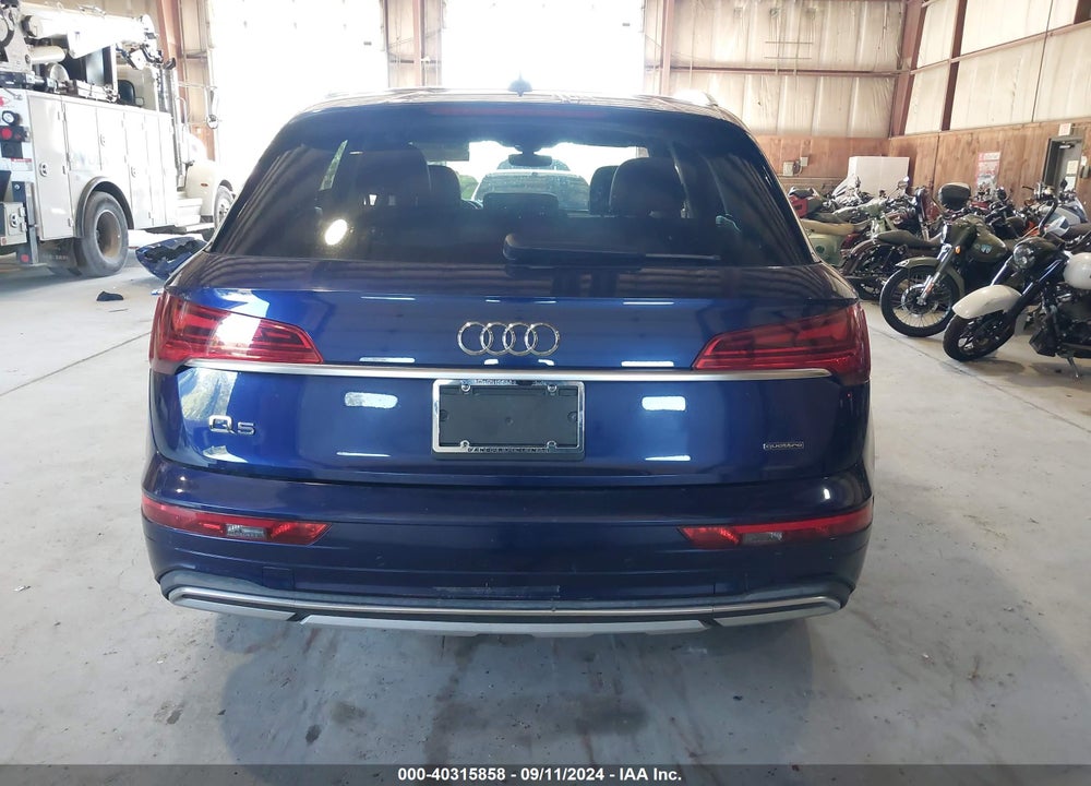 2021 AUDI Q5 PREMIUM 45 TFSI QUATTRO S TRONIC VIN: WA1AAAFY6M2002585