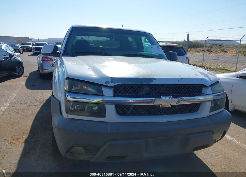 2002 CHEVROLET AVALANCHE 1500 VIN: 3GNEC13T52G292937