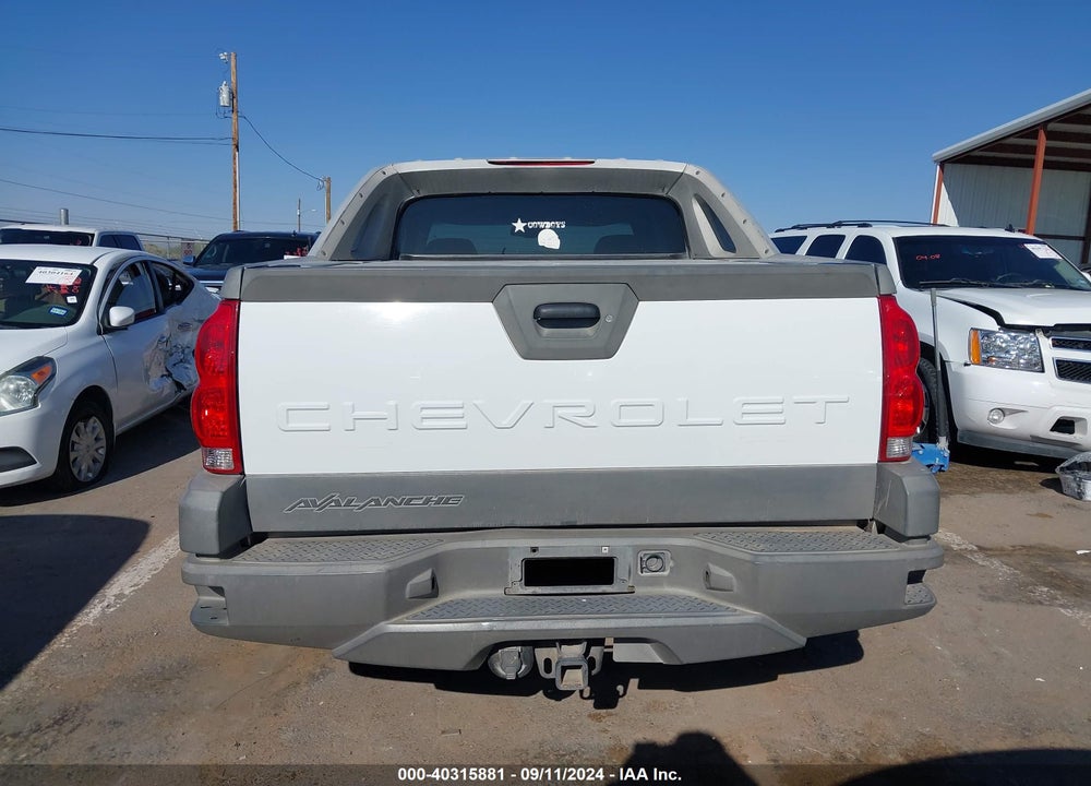 2002 CHEVROLET AVALANCHE 1500 VIN: 3GNEC13T52G292937