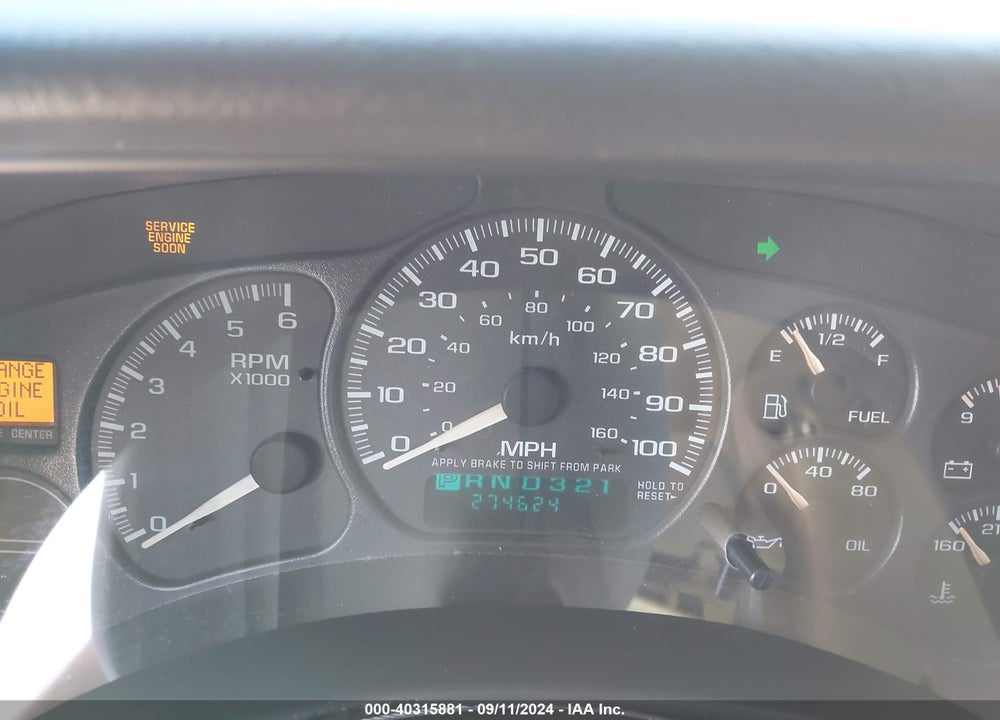 2002 CHEVROLET AVALANCHE 1500 VIN: 3GNEC13T52G292937